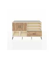 Kronos Konsol 7 Raflı Tek Çekmeceli 2 Kapaklı 176x59x99 Aytaşı-Çam