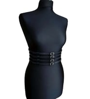 Mulvxbrf Brf02 Deri Bayan Deri Dört Sırakı Bel Kemer - Brf910 (Mulvix)