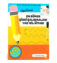 Okul Öncesi EN SÜPER Çizgi Çalışmaları (YAZ-SİL)