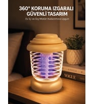 360° Koruma Izgaralı LED Sinek Kovucu Aydınlatma Lambası
