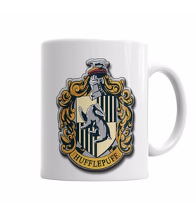 Harry Potter Hufflepuff Hogwarts Logo   gryffindor slytherin Ravenclaw Hufflepuff Kupa  Bardak Porselen