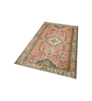 Vintage El Yapımı Eskitme Halı 115x197 cm F1298