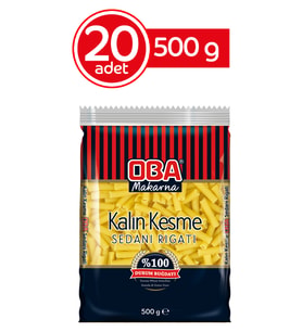 Kalın Kesme Makarna 500 Gr * 20 Adet