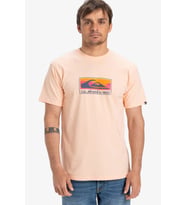 Quiksilver Ev Gradient Box Erkek Tişört (Turuncu)