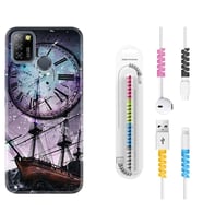 INFINIX Smart 4 5 6 Zero 8 S5 Pro Kılıf Kablo Koruma Spiral Silikon Time 1749