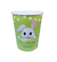 Bardak karton tavşan resimli 8oz pk:8-