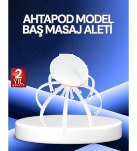 Elektrikli Kafa Masaj Cihazı 3 Modlu USB-C Şarjlı Rahatlatıcı Masaj Aleti