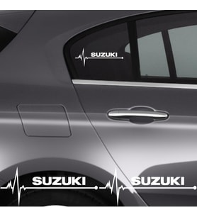 Suzuki Splash İçin Uyumlu Aksesuar Oto Ritim Sticker 2 Adet 20*9 Cm
