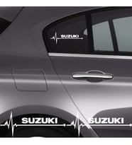 Suzuki Splash İçin Uyumlu Aksesuar Oto Ritim Sticker 2 Adet 20*9 Cm