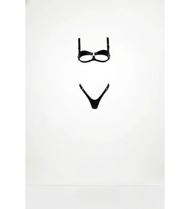 Mulvxbrf Brf02 Siyah Harness Takım Deri Halka Detaylı Ayarlanabilir - Brf1382 (Mulvix)