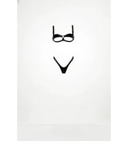 Mulvxbrf Brf02 Siyah Harness Takım Deri Halka Detaylı Ayarlanabilir - Brf1382 (Mulvix)