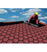 Kırmızı Shingle Desenli Arduvazlı Membran 3,5 MM 10 m2