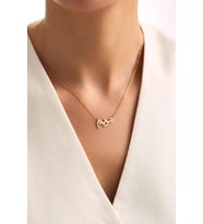 Kişiye Özel Zarif Arapça İsim Kolye 925K Gümüş (Gold)