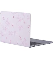 Macbook Air Kılıf 13 inç Flower05NL Eski USB Girişli Model 2010-2017 A1369 A1466 ile Uyumlu Açık Pembe