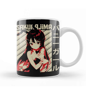 Sakura Bunny Girl Kupa Bardak Porselen