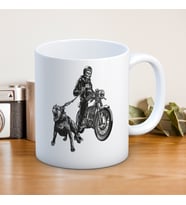 MOTOR KÖPEK BASKILI KUPA BARDAK