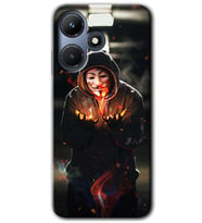 İnfinix Hot 30i Kılıf HD Desen Baskılı Kılıf - V for Fire