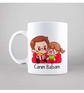Canım Babam Tasarımlı Kupa