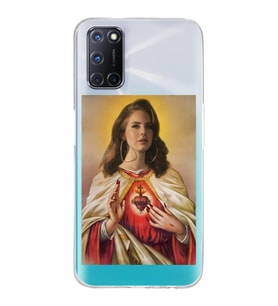 Oppo A52/A72/A92 Uyumlu Lana Del Rey Desenli Şeffaf Telefon Kılıfı