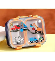 VAGONLİFE VGN-7155 PASLANMAZ ÇELİK YEMEK KABI TEK KATLI 2 BÖLMELİ LUNCH BOX 700ML - LACİVERT