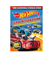 Hot Wheels - Turbo Meydan Okuma - Çok Çıkartmalı Etkinlik Kitabı Doğan Çocuk