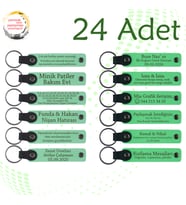 Yeşil & Fıstık Yeşili, Konser Ziyaretçilerine Küçük Sürpriz, 24’lü Set, Kişiye Özel Hediyelik