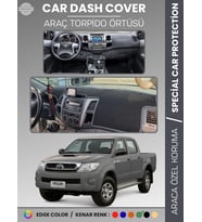 TOYOTA HILUX (2005-2014) Torpido Örtüsü Panel Halısı Torpido Koruma Tam Uyum UV Koruma Kaymaz