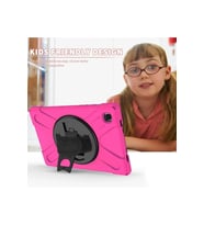 Newface Samsung Galaxy T220 Tab A7 Lite 8.7 Kılıf Amazing Tablet Kapak - Pembe