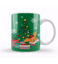 Patamon Around The Christmas Tree Digimon Kupa Bardak Porselen