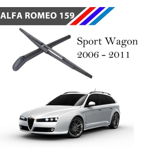 OTOZET Alfa Romeo 159 Sport Wagon Arka Silecek Kolu ve Süpürgesi Takım
