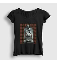Presmono Kadın Siyah Angels Bring Me The Horizon T-Shirt 20593tt