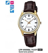 CASIO Ltp-V005Gl-7A GOLD RENK KASA DERİ KORDON STANDART KADIN KOL SAATİ