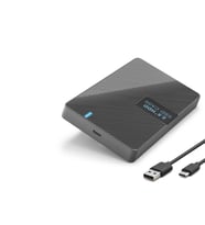 2.5 Inç Sata Hdd/Ssd Harici Disk Kutusu Usb 3.0 Type-C - Siyah HDX1793