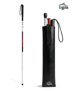 Katlanabilir Görme Engelli Bastonu – Standart Boy (Reflektif Bantlı, Kılıflı)