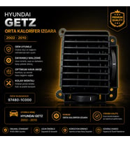 Hyundai Getz Orta Kalorifer Izgara Sağ 2002-2010