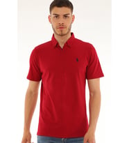 T8583 DEWBERRY ERKEK T-SHIRT-BORDO