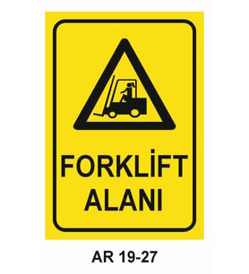 İŞ GÜVENLİĞİ UYARI LEVHASI 1 ADET PVC 21 X 29CM