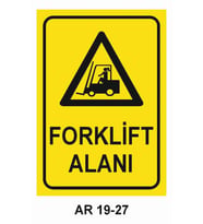 İŞ GÜVENLİĞİ UYARI LEVHASI 1 ADET PVC 21 X 29CM