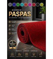 120 x 1100 Kıvırcık Paspas Tüm Ölçüler Kaymaz Taban Halı Yolluk Kapı Önü Paspası