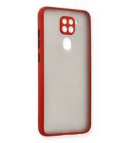 Redmi Note 9 Kılıf Montreal Silikon Kapak - Kırmızı