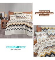 ETEHOMETEX ÇİFT KİŞİLİK BASKILI PAMUK PİKE COZA 8696474231840