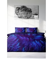 Çift Kişilik ( Lastikli Çarşaflı ) %100 Pamuk Saten Nevresim Takımı Purple Energy