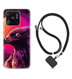 Xiaomi Redmi Note 7 8 9 Pro 10 2022 10 Pro 10S Kılıf Boyun Askılı Silikon Red Eagle 1752