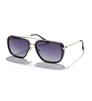 Hermod RC159S-001-56 Polarize Unisex Güneş Gözlüğü (Altın)