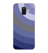 Samsung Galaxy A6 (2018)  Kapak Renk Cümbüşü Tasarımlı Şeffaf Silikon Kılıf