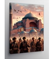 Kanvas Tablo Ayasofya Camii Ve Ordu