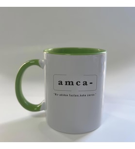 Amca Baskılı Yeşil Mega Kupa