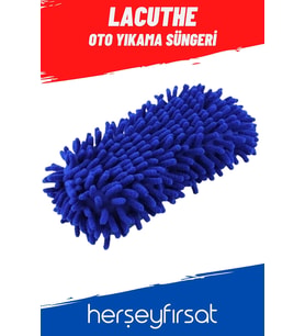 Oto Hassas Detaylı İç Dış Yıkama Eldiven Sünger 1 Adet - Mavi