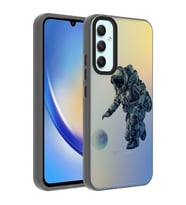 Galaxy A24 Kılıf Desenli Zore Dragon Sert Kılıf Astronot