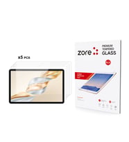 Honor Pad X9A Uyumlu Zore 5in1 Tablet Temperli Cam Ekran Koruyucu (Şeffaf)